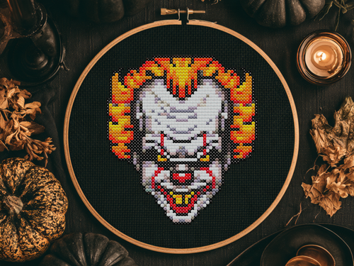 Pennywise Cross Stitch Pattern